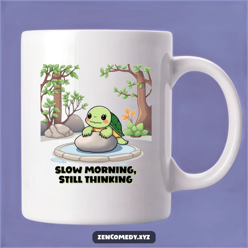 Funny Zen Turtle Mug: Calm Contemplation for a Peaceful Mind, Perfect Gift