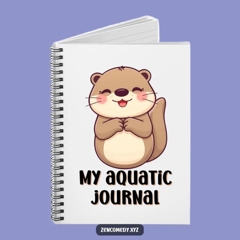 Funny Otter Notebook: Jot Notes with Cheer, Perfect Gift
