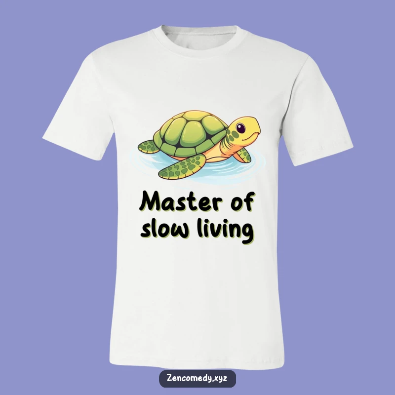 Funny Brave Turtle Pool T-Shirt: Wear Your Patience with Hilarious Style